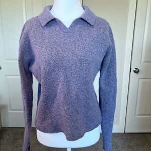 Alps 36% Wool Purple Sweater Sz Large